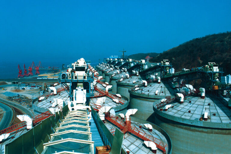 600,000t national grain silo EPC project for Beiliang Port Dalian, undertaken by HDM