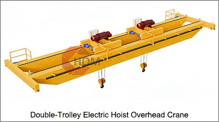 Double-Trolley Electric Hoist Overhead Crane 1