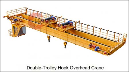 Double-Trolley Hook Overhead Crane 1