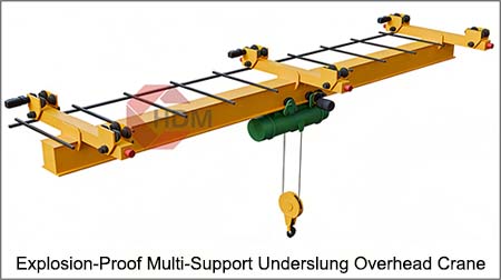 Explosion-Proof Multi-Support Underslung Overhead Crane 1