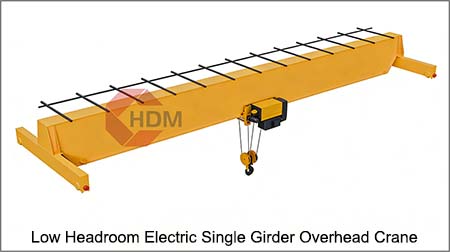Low Headroom Electric Single Girder Overhead Crane 1