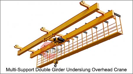 Multi-Support Double Girder Underslung Overhead Crane 1