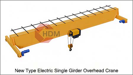 New Type Electric Single Girder Overhead Crane 1