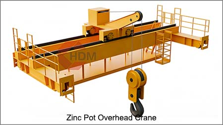 Zinc Pot Overhead Crane 1