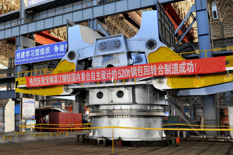 520t ladle turret developed and manufactured by HDM