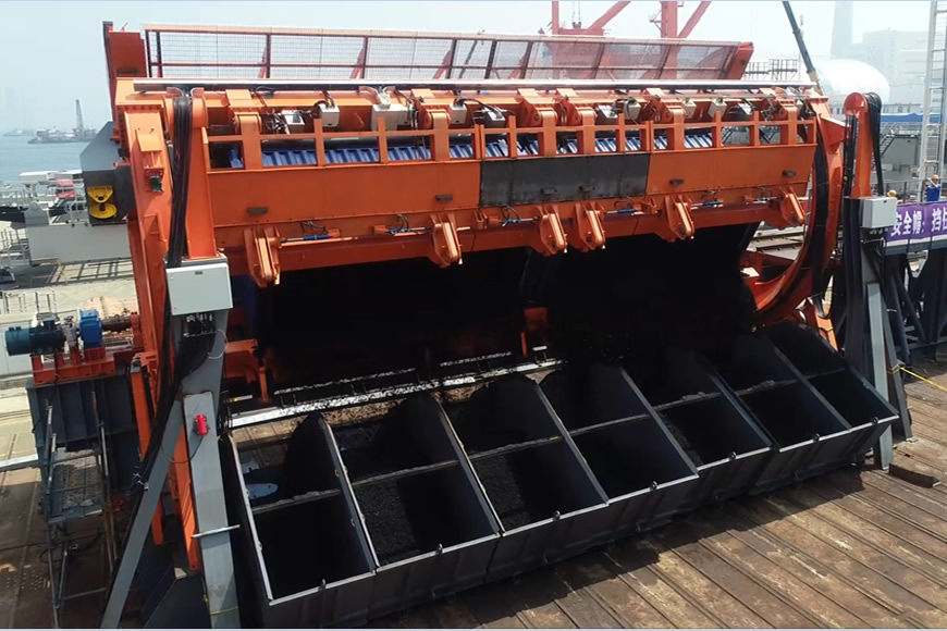 Car dumper unloading system