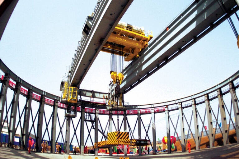 Polar crane for nuclear power plant, developed and manufactured by HDM