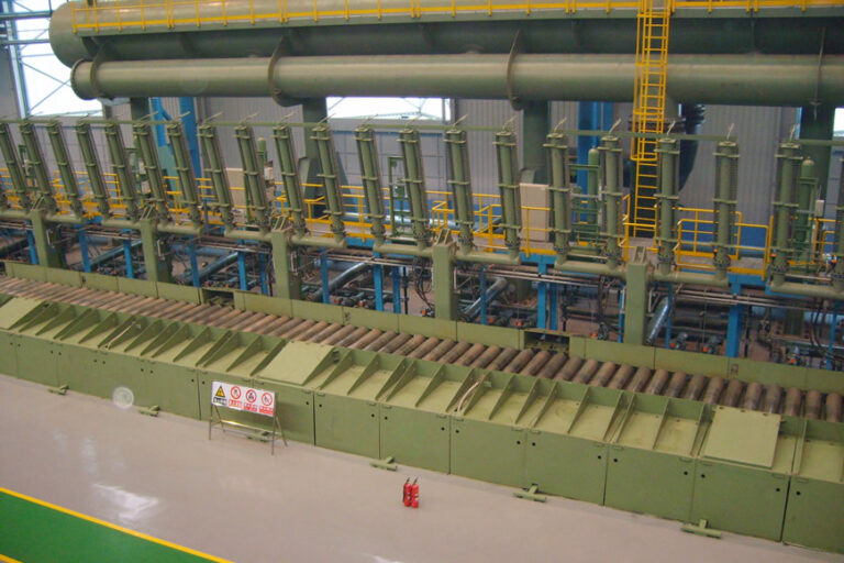 Roller table manufactured by HDM, for hot rolling mill