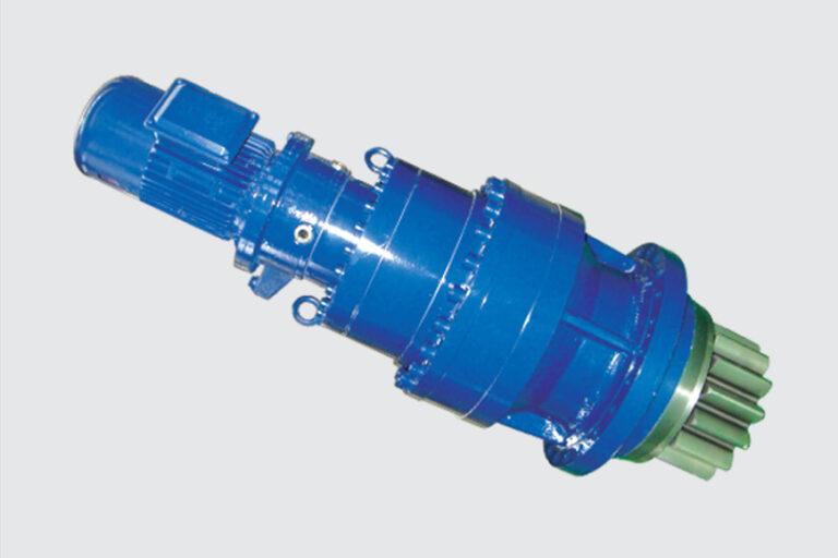 Series yaw drive for wind turbine, developed and manufactured by HDM