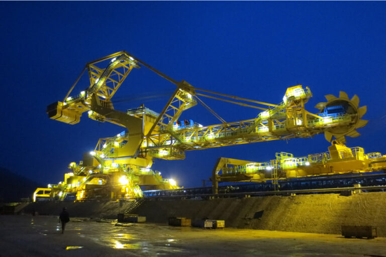 Stacker & reclaimer type 8000·10500.53 developed and manufactured by HDM