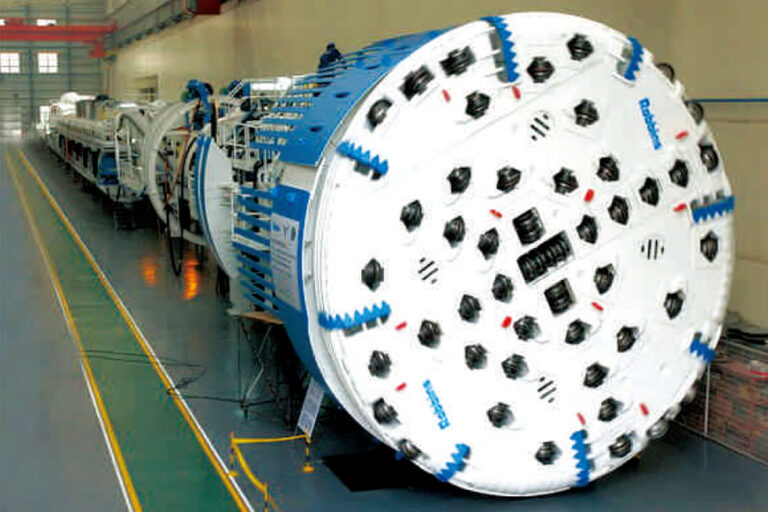 Φ8.03m gripper-type tunnel boring machine (TBM) developed and manufactured by HDM